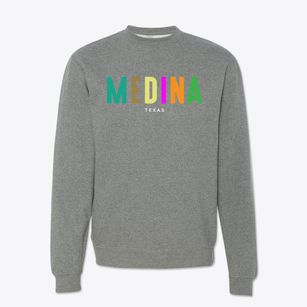 Medina Texas Color Pop Crewneck Sweatshirt