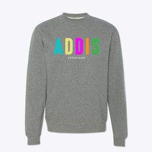 Addis Louisiana Color Pop Crewneck Sweatshirt