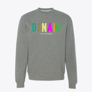 Denair California Color Pop Crewneck Sweatshirt
