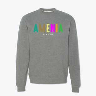 Amenia New York Color Pop Crewneck Sweatshirt