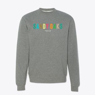 Sandy Oaks Texas Color Pop Crewneck Sweatshirt