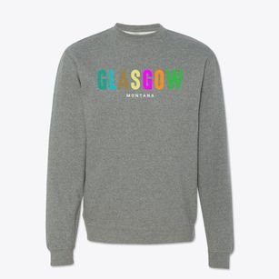 Glasgow Montana Color Pop Crewneck Sweatshirt