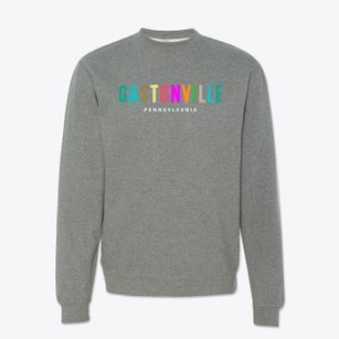 Gastonville Pennsylvania Color Pop Crewneck Sweatshirt
