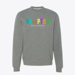 Hampton South Carolina Color Pop Crewneck Sweatshirt