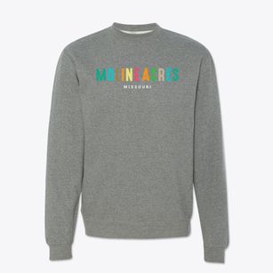 Moline Acres Missouri Color Pop Crewneck Sweatshirt