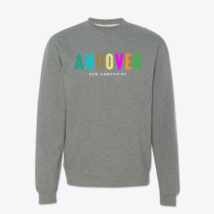 Andover New Hampshire Color Pop Crewneck Sweatshirt