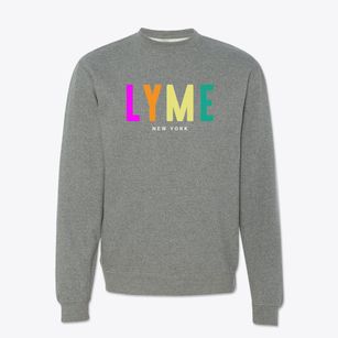 Lyme New York Color Pop Crewneck Sweatshirt
