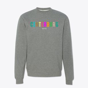Centerburg Ohio Color Pop Crewneck Sweatshirt