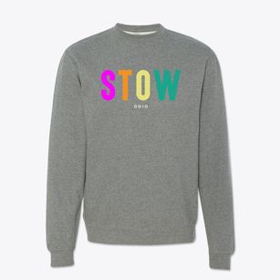 Stow Ohio Color Pop Crewneck Sweatshirt