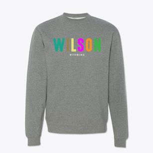 Wilson Wyoming Color Pop Crewneck Sweatshirt