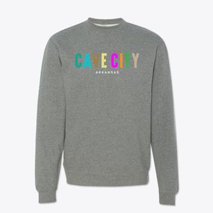 Cave City Arkansas Color Pop Crewneck Sweatshirt