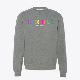 Ellicottville New York Color Pop Crewneck Sweatshirt