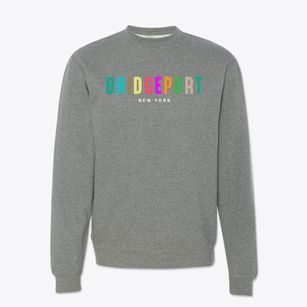 Bridgeport New York Color Pop Crewneck Sweatshirt