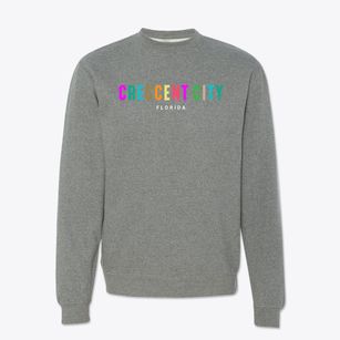 Crescent City Florida Color Pop Crewneck Sweatshirt