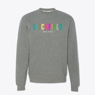 Litchfield New York Color Pop Crewneck Sweatshirt