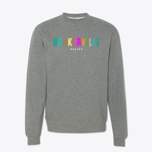 Bunkerville Nevada Color Pop Crewneck Sweatshirt