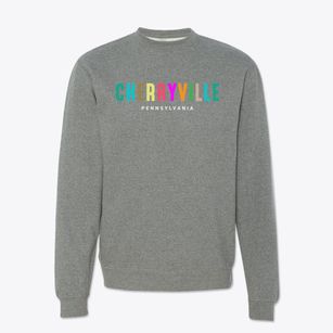 Cherryville Pennsylvania Color Pop Crewneck Sweatshirt