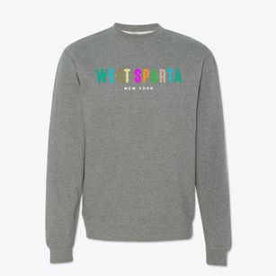 West Sparta New York Color Pop Crewneck Sweatshirt