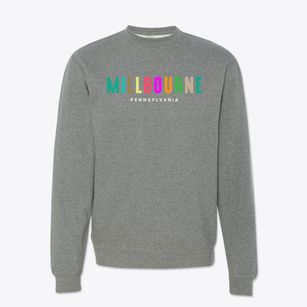 Millbourne Pennsylvania Color Pop Crewneck Sweatshirt