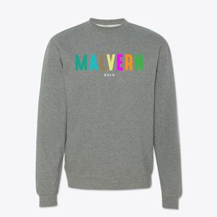 Malvern Ohio Color Pop Crewneck Sweatshirt