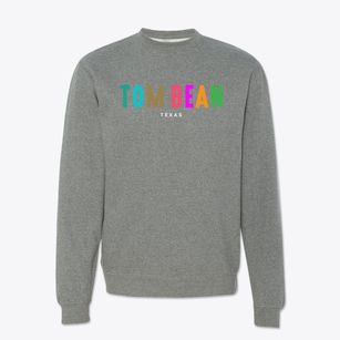 Tom Bean Texas Color Pop Crewneck Sweatshirt