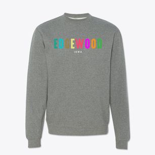 Edgewood Iowa Color Pop Crewneck Sweatshirt