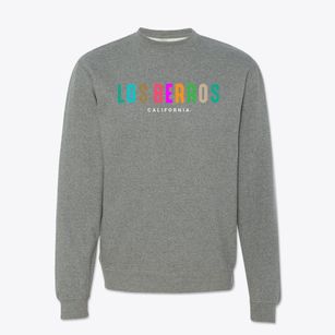 Los Berros California Color Pop Crewneck Sweatshirt