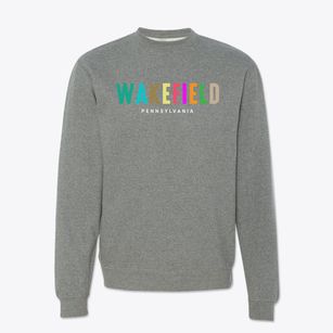 Wakefield Pennsylvania Color Pop Crewneck Sweatshirt
