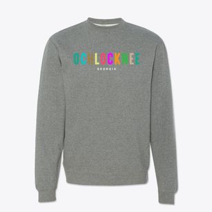 Ochlocknee Georgia Color Pop Crewneck Sweatshirt