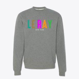 Le Ray New York Color Pop Crewneck Sweatshirt