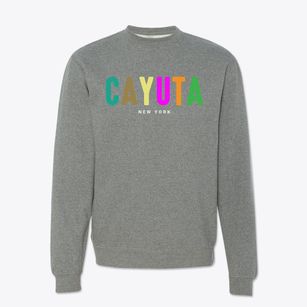 Cayuta New York Color Pop Crewneck Sweatshirt