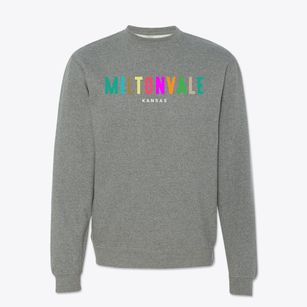 Miltonvale Kansas Color Pop Crewneck Sweatshirt