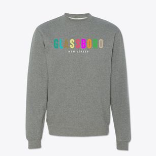 Glassboro New Jersey Color Pop Crewneck Sweatshirt