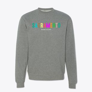 Sacramento Kentucky Color Pop Crewneck Sweatshirt