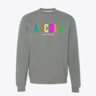 Arcola Mississippi Color Pop Crewneck Sweatshirt