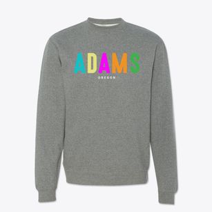 Adams Oregon Color Pop Crewneck Sweatshirt