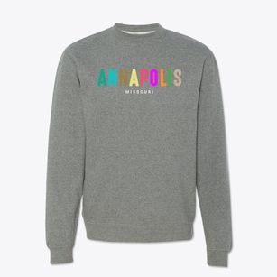 Annapolis Missouri Color Pop Crewneck Sweatshirt