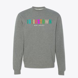 Juliustown New Jersey Color Pop Crewneck Sweatshirt