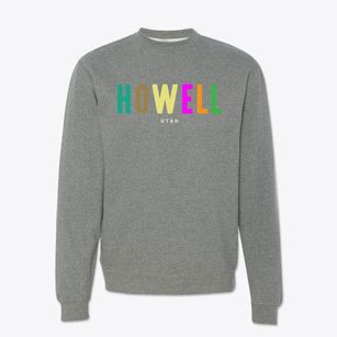 Howell Utah Color Pop Crewneck Sweatshirt