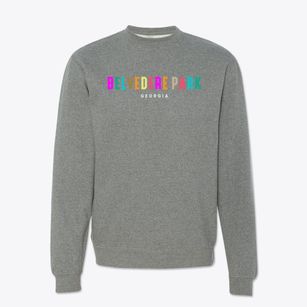 Belvedere Park Georgia Color Pop Crewneck Sweatshirt