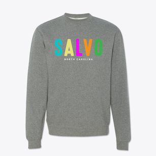 Salvo North Carolina Color Pop Crewneck Sweatshirt