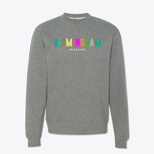Birmingham Missouri Color Pop Crewneck Sweatshirt