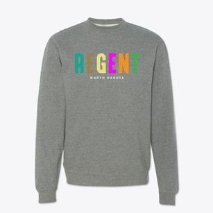 Regent North Dakota Color Pop Crewneck Sweatshirt