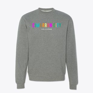 Cimarron City Oklahoma Color Pop Crewneck Sweatshirt