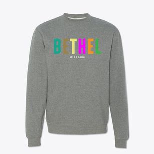 Bethel Missouri Color Pop Crewneck Sweatshirt
