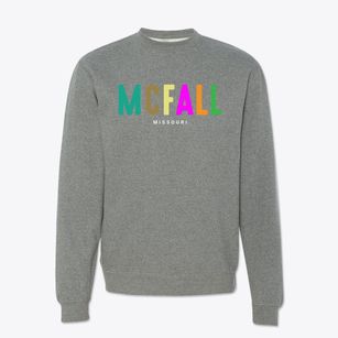 Mcfall Missouri Color Pop Crewneck Sweatshirt