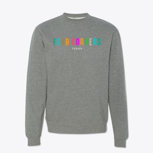 Four Corners Texas Color Pop Crewneck Sweatshirt