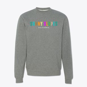 Sunny Slopes California Color Pop Crewneck Sweatshirt