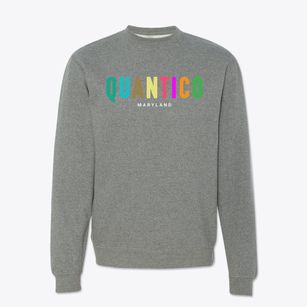 Quantico Maryland Color Pop Crewneck Sweatshirt