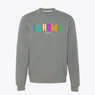 La Homa Texas Color Pop Crewneck Sweatshirt